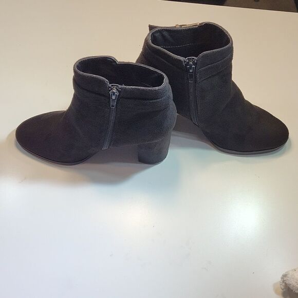 FOREVER SUEDE ANKLE BOOTIES ZIPPER CLOSURE - Picture 5 of 12